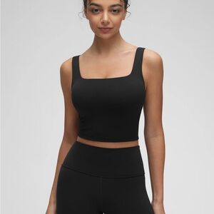 CRZ Women's Black square neck tank